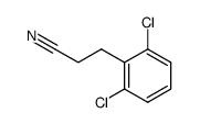 3-(2,6-dichlorophenyl)propanenitrile结构式