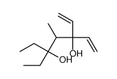 3-ethenyl-5-ethyl-4-methylhept-1-ene-3,5-diol Structure