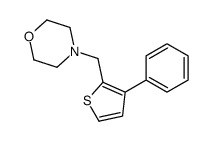 4-[(3-phenylthiophen-2-yl)methyl]morpholine结构式