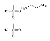 ethane-1,2-diamine,methanesulfonic acid结构式