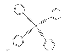 tetrakis-phenylethynyl-boric acid, lithium-salt Structure