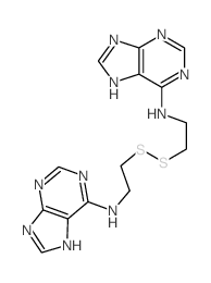 N-[2-[2-(5H-purin-6-ylamino)ethyldisulfanyl]ethyl]-5H-purin-6-amine picture