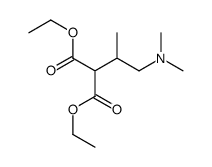 diethyl 2-[1-(dimethylamino)propan-2-yl]propanedioate结构式