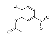 2-Chloro-5-nitrophenyl=acetate Structure