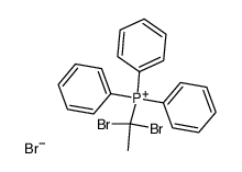 (1,1-dibromoethyl)triphenylphosphonium bromide结构式