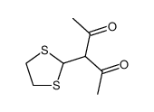 3-(1,3-dithiolan-2-yl)pentane-2,4-dione结构式