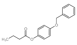 (4-phenylmethoxyphenyl) butanoate picture