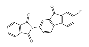 2-(7-fluoro-9-oxo-fluoren-2-yl)isoindole-1,3-dione结构式