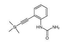 N-[2-[(trimethylsilanyl)ethynyl]phenyl]urea结构式