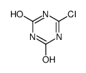 6-chloro-1,3,5-triazine-2,4(1H,3H)-dione Structure