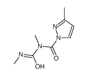 N,3-dimethyl-N-(methylcarbamoyl)pyrazole-1-carboxamide Structure