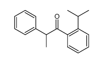 1-(2-isopropylphenyl)-2-phenylpropan-1-one结构式