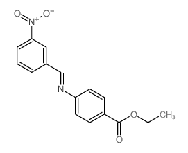 Benzoic acid, 4-[[ (3-nitrophenyl)methylene]amino]-, ethyl ester picture