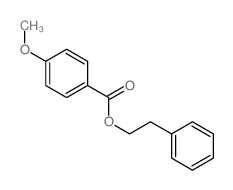 Benzoic acid,4-methoxy-, 2-phenylethyl ester picture