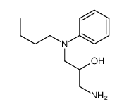 1-amino-3-(N-butylanilino)propan-2-ol Structure