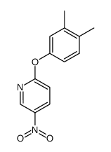 2-(3,4-Dimethyl-phenoxy)-5-nitro-pyridine structure