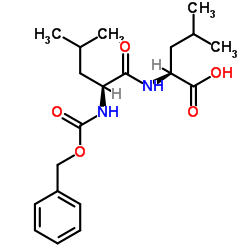 Z-Leu-Leu-OH Structure