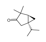 (1S,5S) 4,4-Dimethyl-1-(1-methylethyl)-bicyclo[3.1.0]hexan-3-one Structure