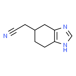 1H-Benzimidazole-5-acetonitrile,4,5,6,7-tetrahydro- (9CI)结构式