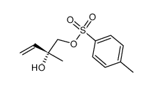 (R)-(+)-2-methyl-2-hydroxy-3-buten-1-yl p-toluenesulfonate结构式