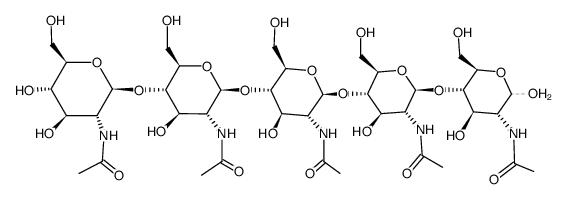 GlcNAcβ1-4GlcNAcβ1-4GlcNAcβ1-4GlcNAcβ1-4GlcNAc Structure