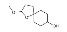 2-methoxy-1-oxaspiro[4.5]decan-8-ol结构式