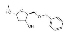 (2S,3R)-2-((benzyloxy)methyl)-5-methoxytetrahydrofuran-3-ol结构式