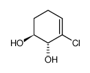 trans-(1S,2R)-1,2-dihydroxy-3-chlorocyclohex-3-ene Structure