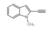 1H-Indole,2-ethynyl-1-methyl- structure