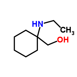 [1-(Ethylamino)cyclohexyl]methanol Structure