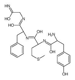 tyrosyl-methionyl-phenylalanyl-glycinamide结构式