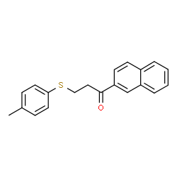 3-[(4-METHYLPHENYL)SULFANYL]-1-(2-NAPHTHYL)-1-PROPANONE picture