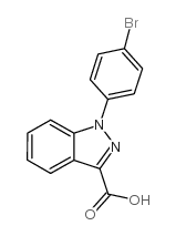 1-(4-溴苯基)-1H-吲唑-3-羧酸图片