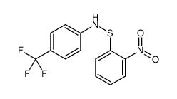 N-(2-nitrophenyl)sulfanyl-4-(trifluoromethyl)aniline Structure