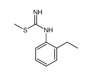 methyl N'-(2-ethylphenyl)carbamimidothioate Structure