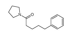 5-phenyl-1-pyrrolidin-1-ylpentan-1-one结构式