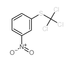 1-nitro-3-(trichloromethylsulfanyl)benzene结构式