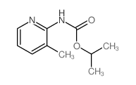 propan-2-yl N-(3-methylpyridin-2-yl)carbamate结构式