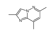 2,6,8-trimethylimidazo[1,2-b]pyridazine结构式