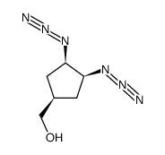 cis-syn-3,4-diazidocyclopentanemethanol结构式