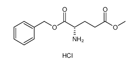 L-Glutamic acid, 5-methyl 1-(phenylmethyl) ester, hydrochloride结构式