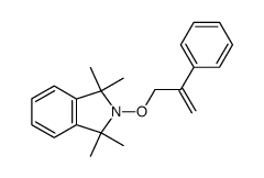 2-phenyl-3-(1,1,3,3-tetramethylisoindolin-2-yloxy)prop-1-ene Structure