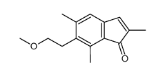 6-(β-methoxy)ethyl-2,5,7-trimethyl-1-indenone Structure