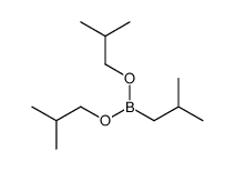 bis(2-methylpropoxy)-(2-methylpropyl)borane Structure