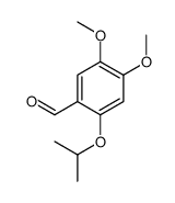 4,5-dimethoxy-2-propan-2-yloxybenzaldehyde结构式