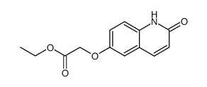 6-carbethoxy-methoxy-carbostyril结构式