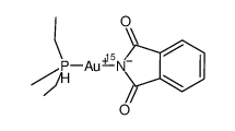 (phthalimido-(15)N)(triethylphosphine)gold(I) Structure