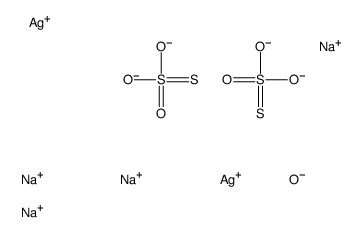 disilver,tetrasodium,dioxido-oxo-sulfanylidene-λ6-sulfane Structure