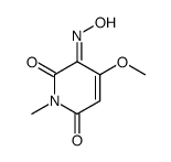 3-(hydroxyimino)-4-methoxy-1-methylpyridine-2,6(1H,3H)-dione Structure