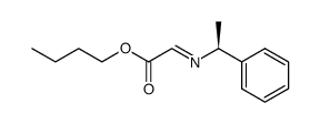 n-butyl N-((1S)-phenylethyl)-α-iminoacetate结构式